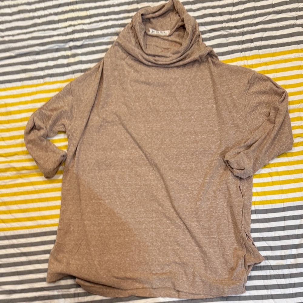 We The Free Brown Tunic Top